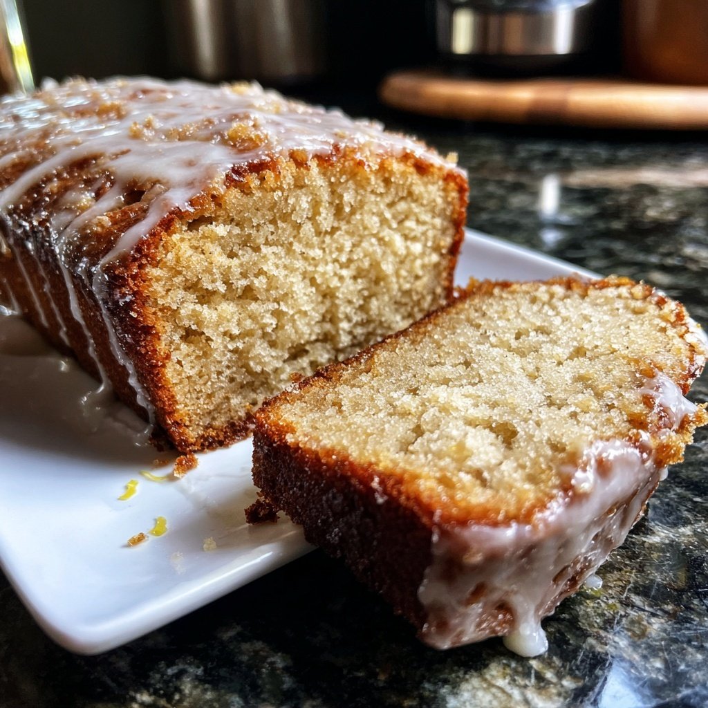 Bananenkuchen mit Joghurt und Zitrone