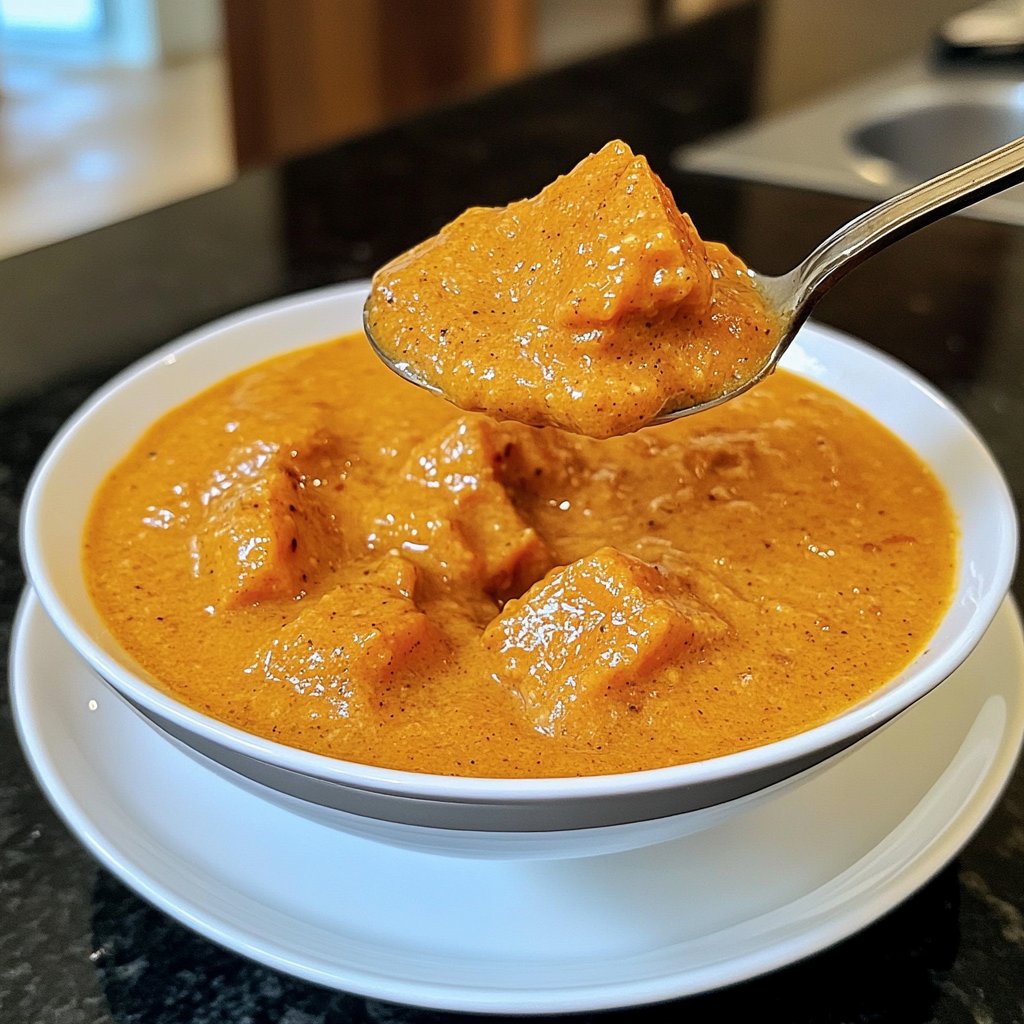 Kürbissuppe ohne Mixer