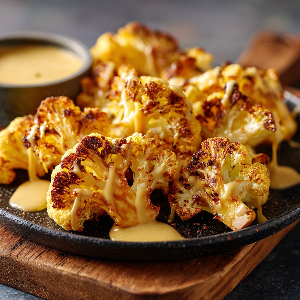 Blumenkohl mit Tahinisauce