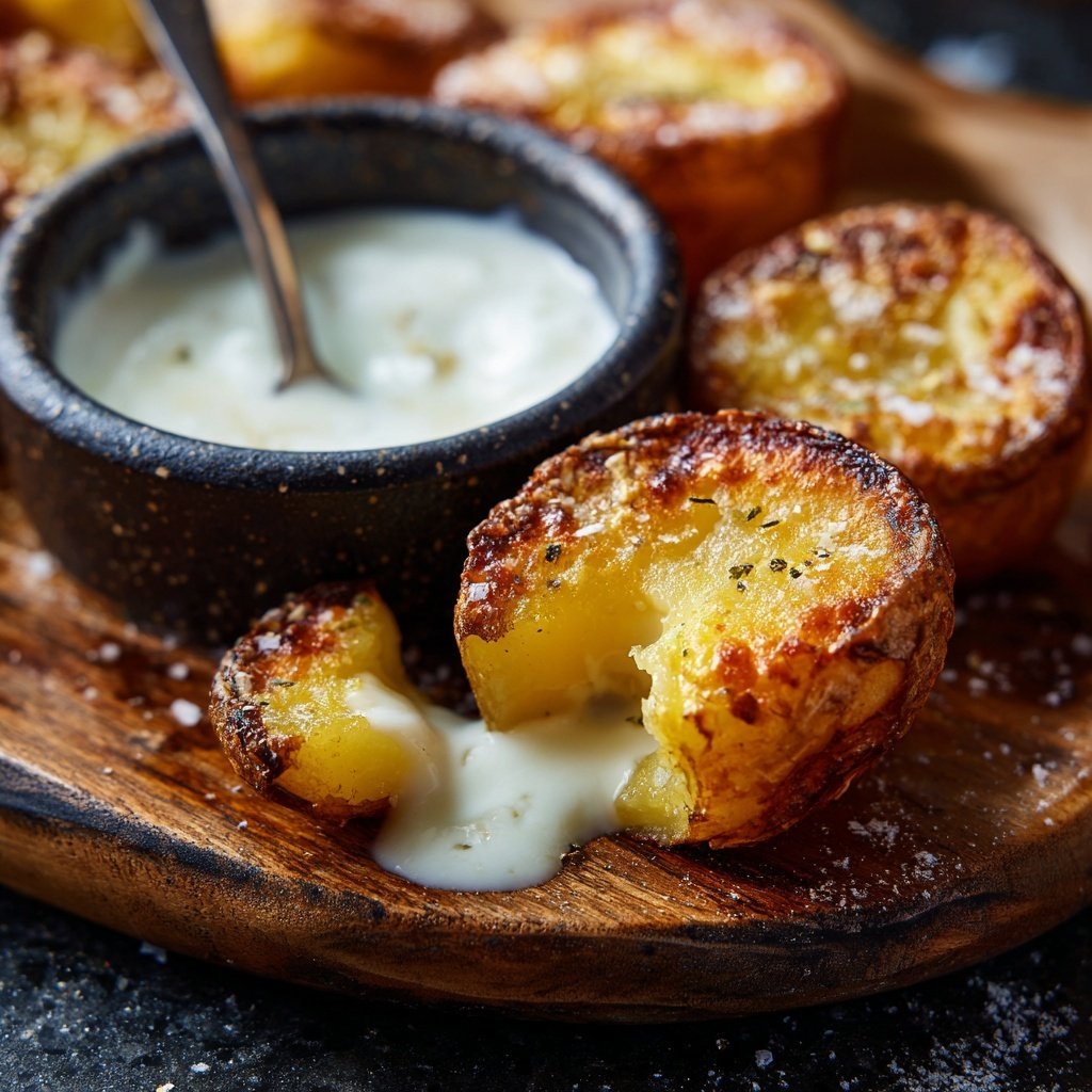 Ofenkartoffeln mit Zitronenjoghurt