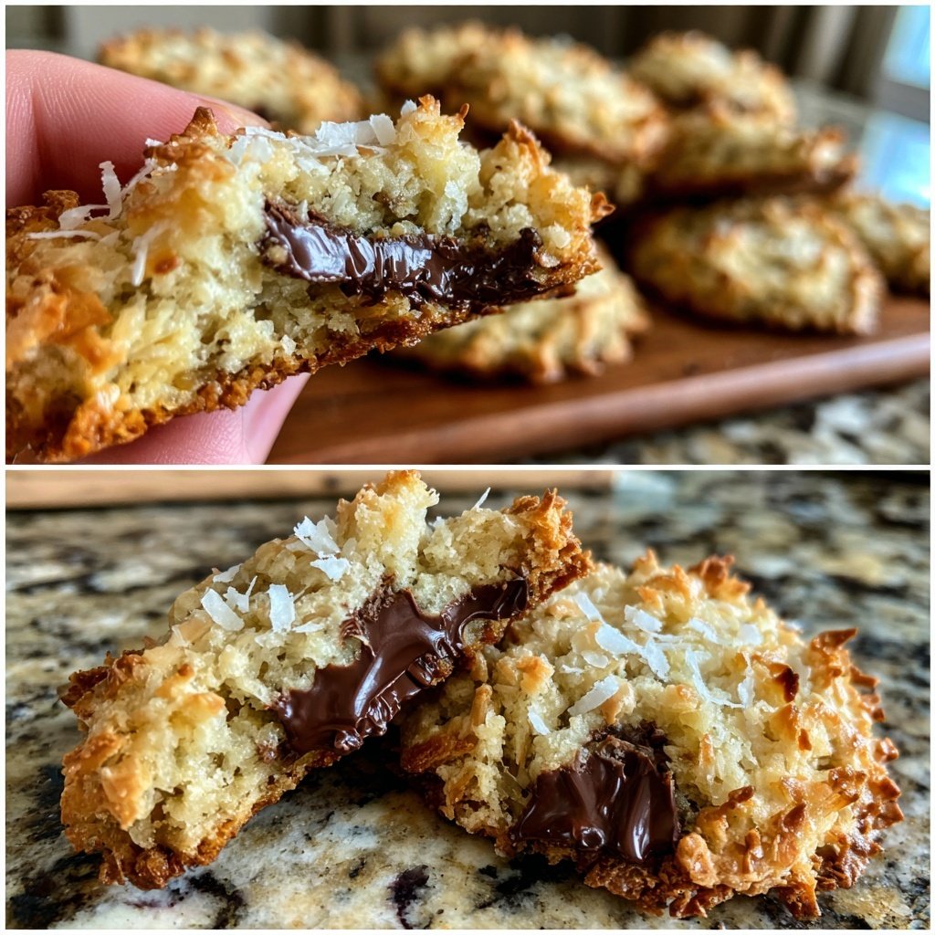 Cookies mit Kokos und Schokolade