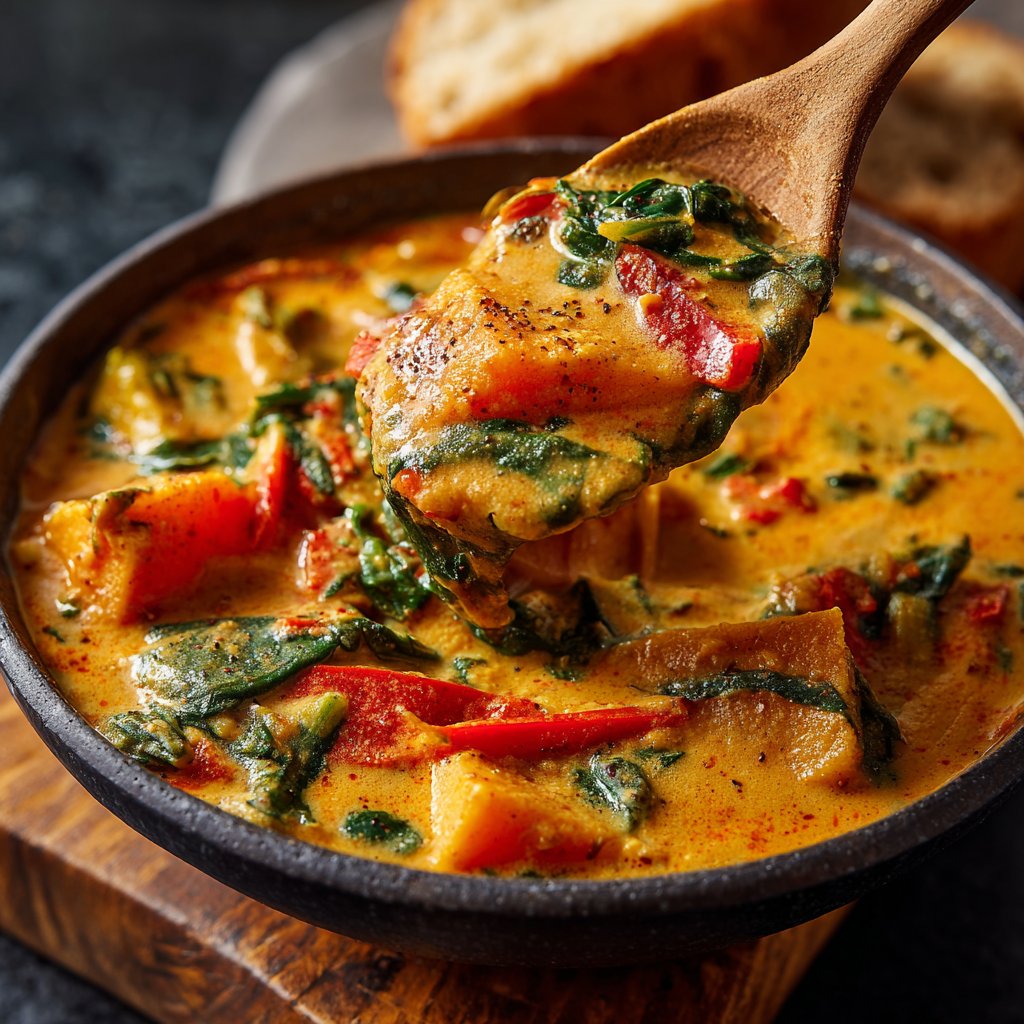 Vegetarisches Curry mit Kokosmilch